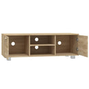 tv-bord 120x40,5x35 cm konstrueret træ sonoma-eg