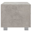 tv-bord 120x40,5x35 cm konstrueret træ betongrå