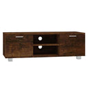 tv-bord 120x40,5x35 cm konstrueret træ røget egetræ