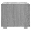 tv-bord 120x40,5x35 cm konstrueret træ grå sonoma-eg