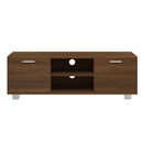 tv-bord 120x40,5x35 cm konstrueret træ brun egetræsfarve