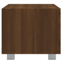 tv-bord 120x40,5x35 cm konstrueret træ brun egetræsfarve