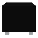 tv-bord 140x40,5x35 cm konstrueret træ sort