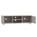 tv-bord 140x40,5x35 cm konstrueret træ betongrå