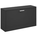 skobænk sort 80x24x45 cm konstrueret træ