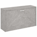 skobænk 80x24x45 cm konstrueret træ betongrå