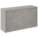 skobænk 80x24x45 cm konstrueret træ betongrå