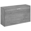 skoreol 80x24x45 cm konstrueret træ grå sonoma-eg