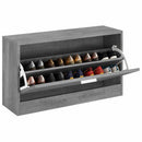 skoreol 80x24x45 cm konstrueret træ grå sonoma-eg