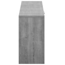skoreol 80x24x45 cm konstrueret træ grå sonoma-eg