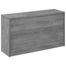 skoreol 80x24x45 cm konstrueret træ grå sonoma-eg