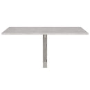 væghængt klapbord 100x60x56 cm konstrueret træ betongrå