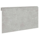 væghængt klapbord 100x60x56 cm konstrueret træ betongrå