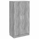skoskab 55x35x108 cm konstrueret træ grå sonoma-eg