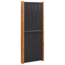 4-panels rumdeler 280x180 cm sort