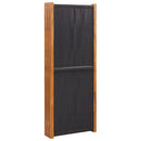 6-panels rumdeler 420x180 cm sort