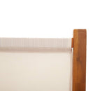 5-panels rumdeler 350x180 cm cremefarvet