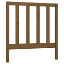 sengegærde 96x4x100 cm massivt fyrretræ gyldenbrun