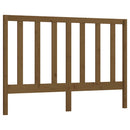 sengegærde 156x4x100 cm massivt fyrretræ gyldenbrun