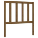 sengegærde 81x4x100 cm massivt fyrretræ gyldenbrun