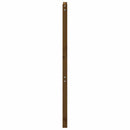 sengegærde 96x4x100 cm massivt fyrretræ gyldenbrun