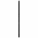 sengegærde 106x4x100 cm massivt fyrretræ grå