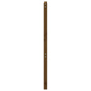 sengegærde 106x4x100 cm massivt fyrretræ gyldenbrun