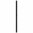 sengegærde 126x4x100 cm massivt fyrretræ sort