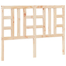 sengegærde 141x4x100 cm massivt fyrretræ