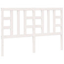 sengegærde 156x4x100 cm massivt fyrretræ hvid