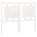 sengegærde 125,5x4x100 cm massivt fyrretræ hvid