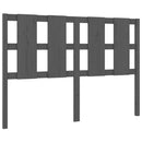 sengegærde 145,5x4x100 cm massivt fyrretræ grå