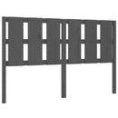 sengegærde 155,5x4x100 cm massivt fyrretræ grå
