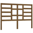 sengegærde 141x4x104 cm massivt fyrretræ gyldenbrun