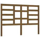 sengegærde 156x4x104 cm massivt fyrretræ gyldenbrun
