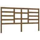 sengegærde 206x4x104 cm massivt fyrretræ gyldenbrun
