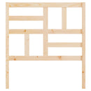 sengegærde 81x4x104 cm massivt fyrretræ