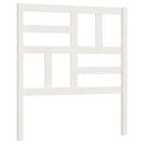 sengegærde 81x4x104 cm massivt fyrretræ hvid