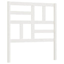 sengegærde 106x4x104 cm massivt fyrretræ hvid