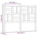 sengegærde 146x4x104 cm massivt fyrretræ