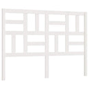 sengegærde 146x4x104 cm massivt fyrretræ hvid