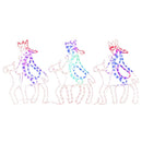 de tre vise mænd julefigur 504 LED-lys 70x50 cm