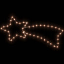 stjerneskud julefigur 48 LED'er 65x28 cm varmt hvidt lys