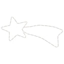 stjerneskud julefigur 48 LED'er 65x28 cm varmt hvidt lys