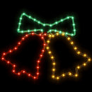juleklokker julefigur 72 LED'er 50x56 cm