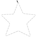 stjerne julefigur 48 LED'er 56 cm varmt hvidt lys