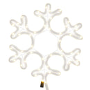 snefnug julefigur 48 LED'er 27x27 cm varmt hvidt lys