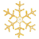 snefnug julefigur 144 LED'er varmt hvidt lys 59x59 cm