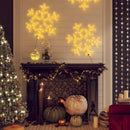 snefnug julefigur 144 LED'er varmt hvidt lys 59x59 cm