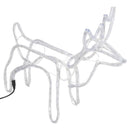 rensdyr julefigur 60x30x60 cm koldt hvidt lys